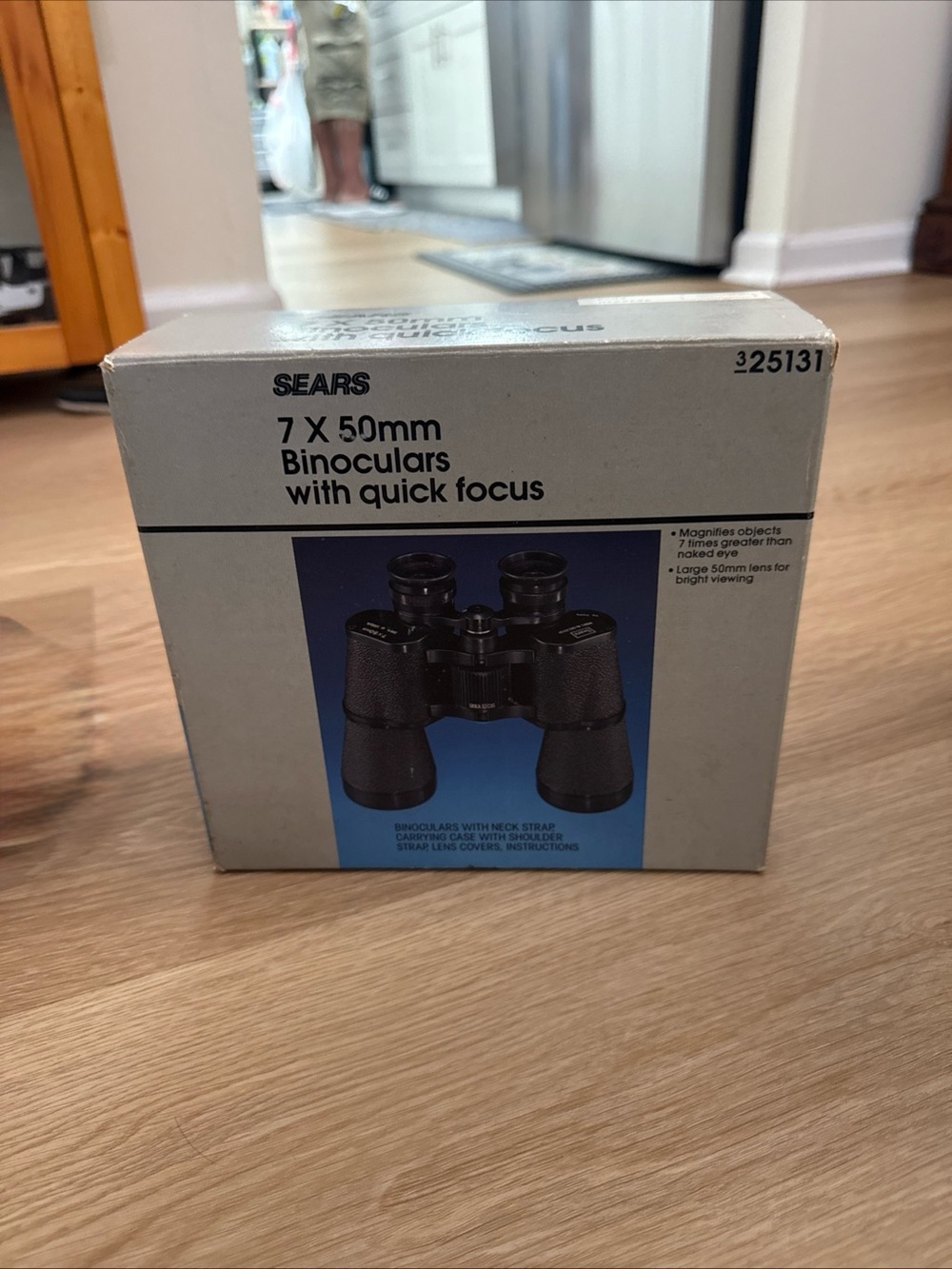 Sears 7x50mm Binoculars in Black with Quick Focus